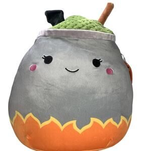 Original Squishmallows 12" JOHANNA Witch Cauldron Halloween Kellytoy NWT